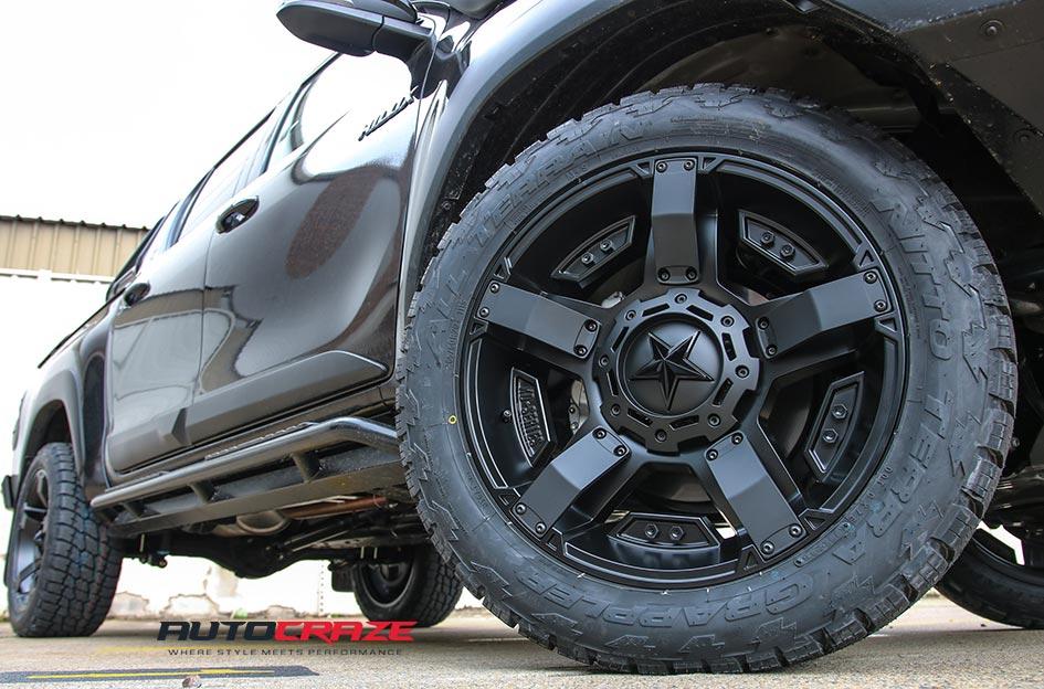 TOYOTA HILUX N80 RUGGED X ROCKSTAR XD 2 MATTE BLACK